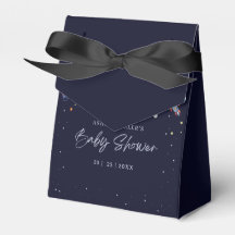 Fête de Baby Shower Garçon Espace Galaxie Au-Delà