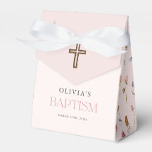 Fête de baptême de fille aux fleurs sauvages