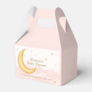 Ballotins Fête de Bébé Fille Lune Étoiles Scintillent Scinti
