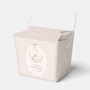 Ballotins Fête de bébé garçon minimaliste Kawaii Bow asiatiq