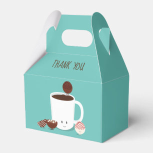 Ballotins Fête de bombe au chocolat chaud turquoise