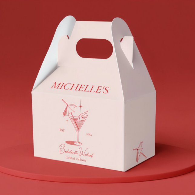 Ballotins Fête de Filles de Bachelorette de Cocktail Rétro (Créateur téléchargé)