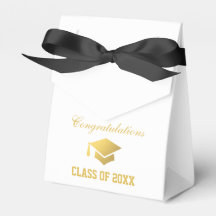 Fête de graduation blanc et or