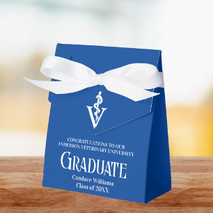 Ballotins Fête de graduation de l'école vétérinaire bleue pe
