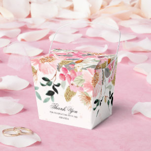 Ballotins Fête de mariage aux aquarelles de fleurs sauvages