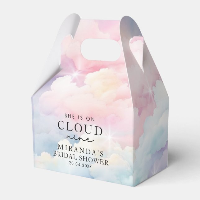 Ballotins Fête de mariage Cloud Nine pastel rêveuse  (Verso)