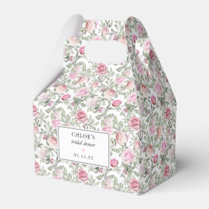 Ballotins Fête de mariage DIY aquarelle florale rose blush