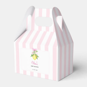 Ballotins Fête de naissance Coquette Lemon Pink Bébé Fille