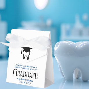 Ballotins Fête de remise de diplôme personnalisée en bleu à 