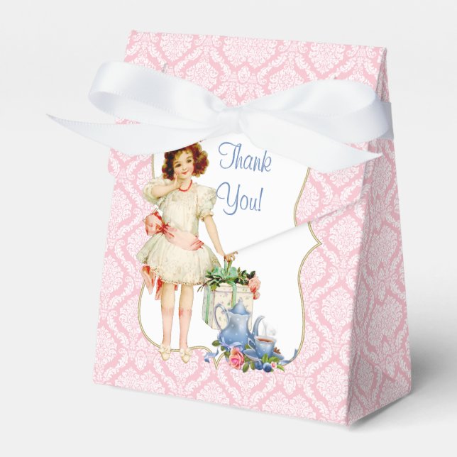 Ballotins Fête de thé pour filles (Verso)