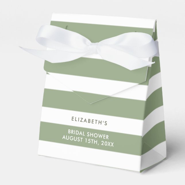 Ballotins Fête des mariées de Motif blanc vert (Verso)