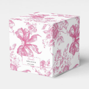 Ballotins Fête des mariées de thé Fleur sauvage rose