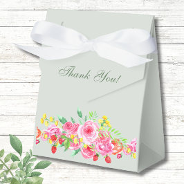 Ballotins Fête des mariées Sage Green Blush Pink Peony