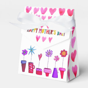 Ballotins Fête des mères Favoriser boîte cadeau - Avec amour