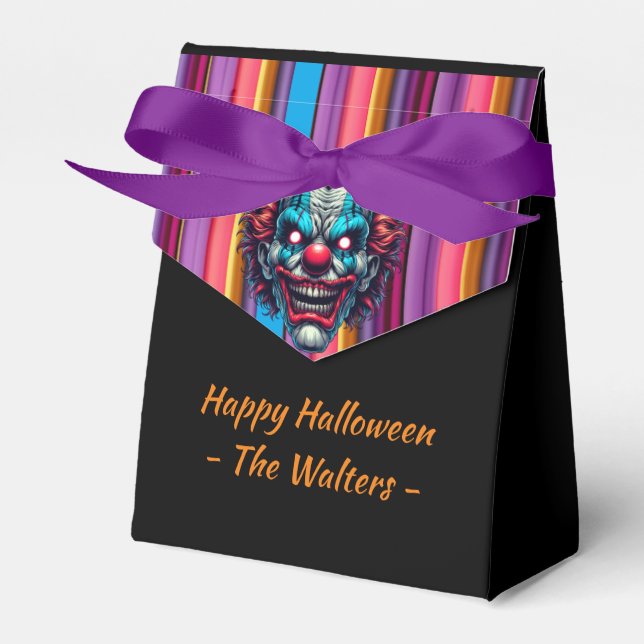 Ballotins Fête d'Halloween clown éffrayant (Verso)