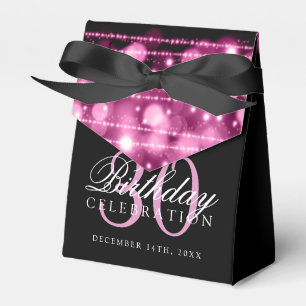 Ballotins Fête du 30e anniversaire étincelle rose