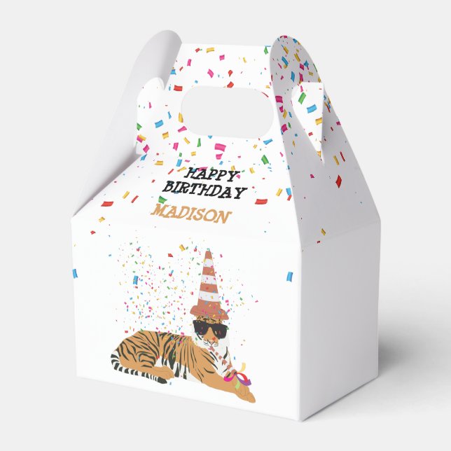 Ballotins Fête du tigre - Animaux ayant une fête (Verso)