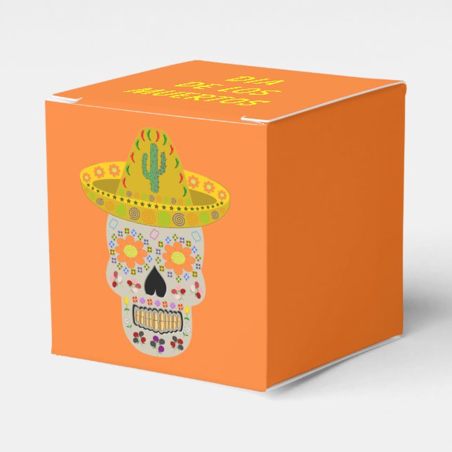 Ballotins Fête mexicaine du crâne mort (Verso)