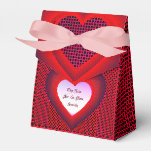 Ballotins Fête rouge personnalisable Faveur mariage