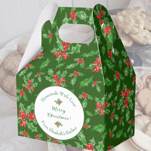 Ballotins Fêtes de Noël Vert Joyeux Noël