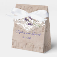 Feuille de musique romantique Lavender Mariage per