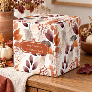 Ballotins Feuilles d'automne en terre cuite et Bourgogne A