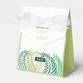Ballotins Feuilles de palmiers tropicaux, Mariage de plage
