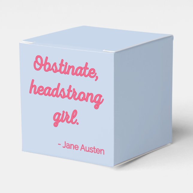 Ballotins Fierté et préjugés Citation II - Style mignon (Verso)