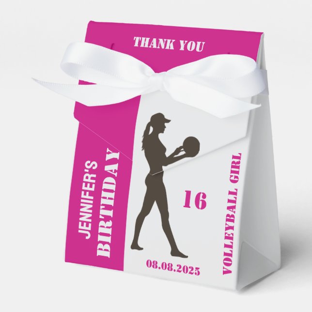 Ballotins Fille de volley-ball, cadeau de joueur de volley-b (Verso)