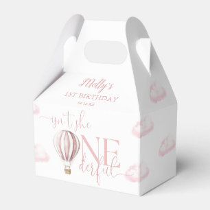 Ballotins Fille en ballons roses 1er anniversaire