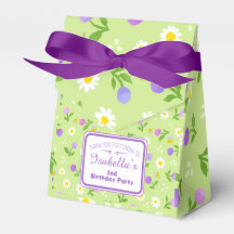 Filles fête d'anniversaire sacs préférés été fleur