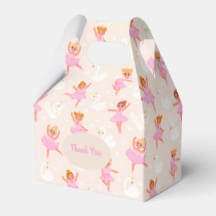 Ballotins Filles mignonne rose Ballerina Thème Personnalis