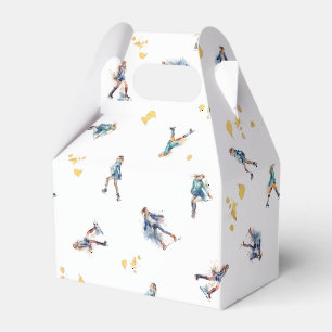 Ballotins Filles Patinage sur glace, Hockey Blue Gold Annive