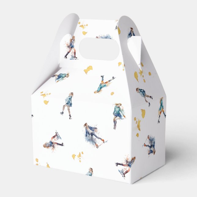Ballotins Filles Patinage sur glace, Hockey Blue Gold Annive (Verso)