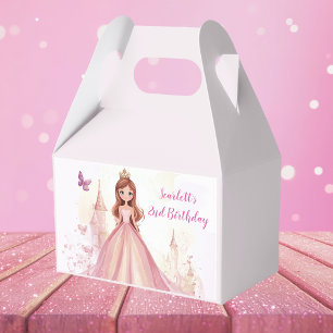 Ballotins Filles Personnalisées Rose Princesse Anniversaire