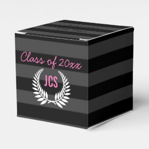 Ballotins Filles sur mesure Graduation Party Black Rose Mono