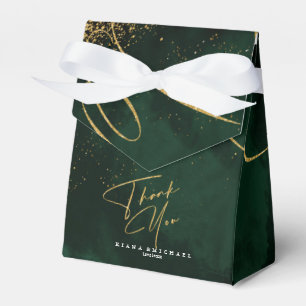 Ballotins Fine Lines Gold Abstrait Mariage V1 Emerald ID867