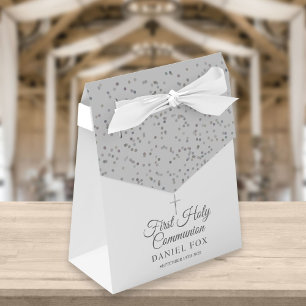 Ballotins First Holy Communion Silver Stardust
