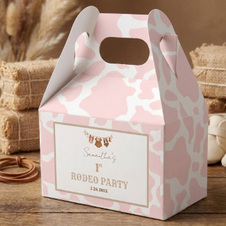 Ballotins First Rodeo Pink Cowgirl Western Birthday