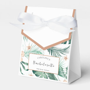 Ballotins Flacon de bachelorette tropicale de corail vibrant
