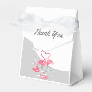 Ballotins Flamant rose Amour Grande Lune Merci ballotin tent