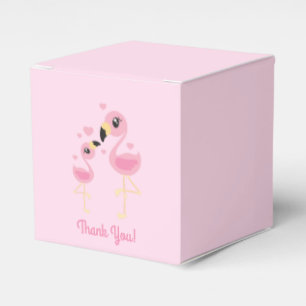 Ballotins Flamant rose Baby shower de la petite tropicale
