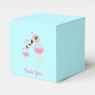 Ballotins Flamant rose Baby shower mignon Tropical