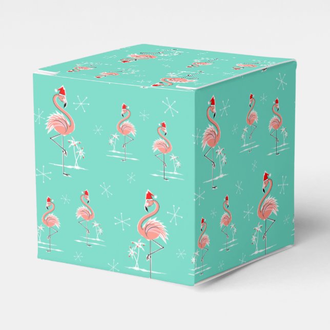 Ballotins Flamant rose de Noël Multi classique (Verso)