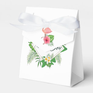Ballotins Flamant rose rose Aquarelle tropicale Luau Graduat