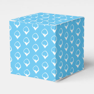 Ballotins Flèche blanche neige cadeau bleu clair