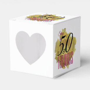 Ballotins Fleur de cactus jaune 50 et Fabuleux anniversaire