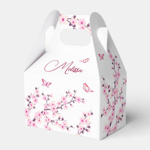 Ballotins Fleur de Cerisier Rose Blanc Anniversaire Personna