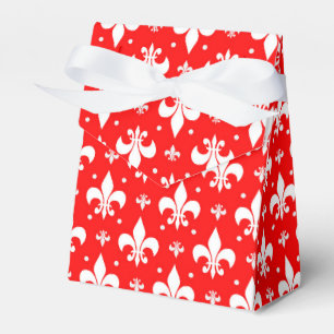 Ballotins Fleur de lis rouge Motif