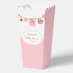 Ballotins Fleur de maïs rose Baby Shower 